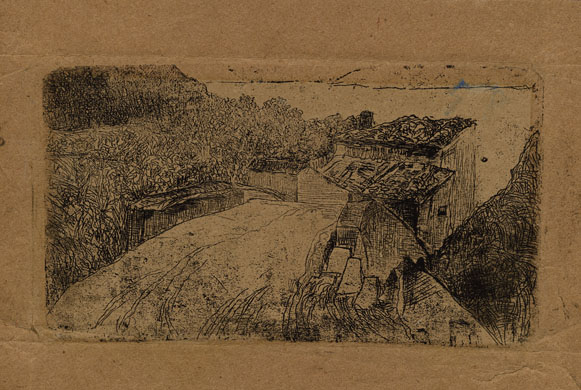 Giovanni Fattori, un ponte sull'Affrico
